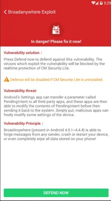 CM Security Lite android App screenshot 2