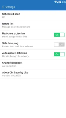 CM Security Lite android App screenshot 3